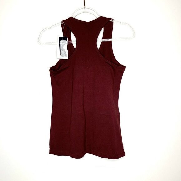 KLUTCH Maternity Tank Women Small Burgundy - Picture 3 of 4